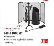 Megamaster 3-In-1 Tool Set