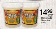 Homemade Vegetable Soup-900ml Each
