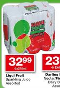 Liqui Fruit Sparkling Juice Assorted-6x275ml