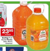 Darling Fruit Nectar/Fiesta Dairy Blend Assorted-4l Each 