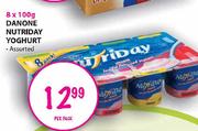 Danone Nutriday Yoghurt-8x100g