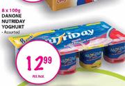 Danone Nutriday Yoghurt-8x100g