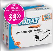 Today Sausage Rolls-30's