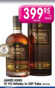 James King 15 YO Whisky in Gift Tube-750ml