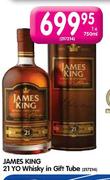 James King 21 YO Whisky in Gift Tube-750ml