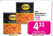 Koo Baked Beans In Tomato Sauce-6x225gm