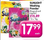 Sunlight Washing Powder (Tropical and Regular)-1kg each