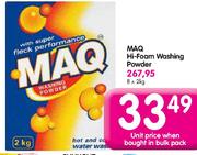 MAQ Hi-Foam Washing Powder-2kg
