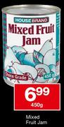 House Brand Mixed Fruit Jam-450g