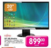 Fujitsu 20" LED Monitor-Each