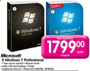 Microsoft Windows 7 Professional-Each