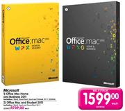 Microsoft Office Mac Home and Business 2011-Each