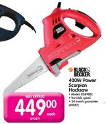 Black & Decker Power Scorpion Hacksaw-1200W(KS890EC)