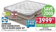 Ambrose New Generation Queen Base Set-152cm