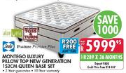 Montego Luxury Pillow Top New Generation Queen Base Set-152cm