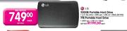 LG 2.5" Portable Hard Drive-500GB