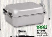 Prochef Stainless Steel Double Roaster-Each