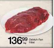 Ostrich Fan Fillet-Per Kg