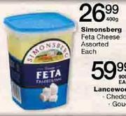 Simonsberg Feta Cheese Assorted-400g Each