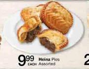Heinz Pies Assorted-Each