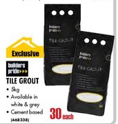 Exclusive Builders Pride Tile Grout-Each