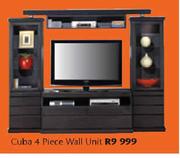 Cuba 4 Piece Wall Unit