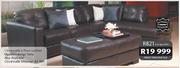 Cincinnatti 2 Piece Leather Uppers Lounge Suite