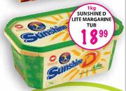Sunshine D Lite Margarine Tub-1Kg