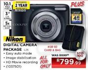Nikon Digital Camera Package(L25)