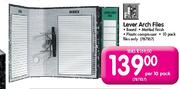 Lever Arch Files-per 10 pack