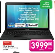 Toshiba 15.6" Laptop
