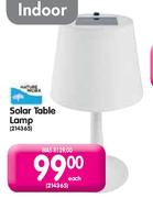 Solar Table Lamp-Each