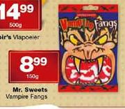 Mr. Sweets Vampire Fangs-150g