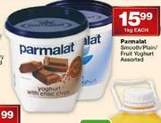 Parmalat Smooth/Plain/Fruit Yoghurt-1kg Each