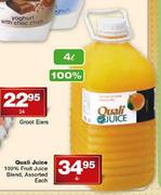 Quali Juice 100% Fruit Juice Blend-4l