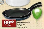 Prochef Kleefvrye Braaipanstel-2 Stuk