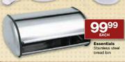 Essentials Stainless Steel Bread Bin