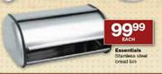 Essentials Stainless Steel Bread Bin