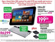 Samsung Galaxy Tab 7" P6200 + Samsung P6200 Docking Station + Samsung USB Connector Kit