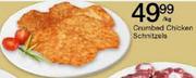 Crumbed Chicken Schnitzels-Per kg