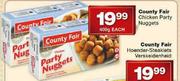 County Fair Chicken Party Nuggets-400g Each