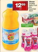 Clover Tropika Dairy Fruit Mix Assorted-1.5ltr Each