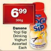 Danone Yogi Sip Drinking Yoghurt Assorted-300g Each