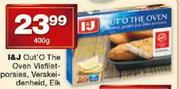 I&J Out 'O The Oven Visfiletporsies, Verskeidenheid-400g Elk