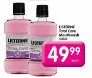Listerine Total Care Mouthwash-500ml Each 