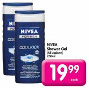 Nivea Shower Gel-250ml Each