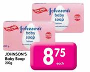Johnson's Baby Soap-200g Each