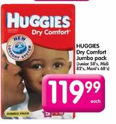 Huggies Dry Comfort Jumbo Pack Unior-58's Each