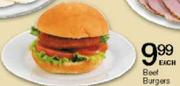 Beef Burgers-Each