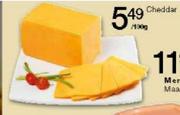 Cheddar-Per 100g